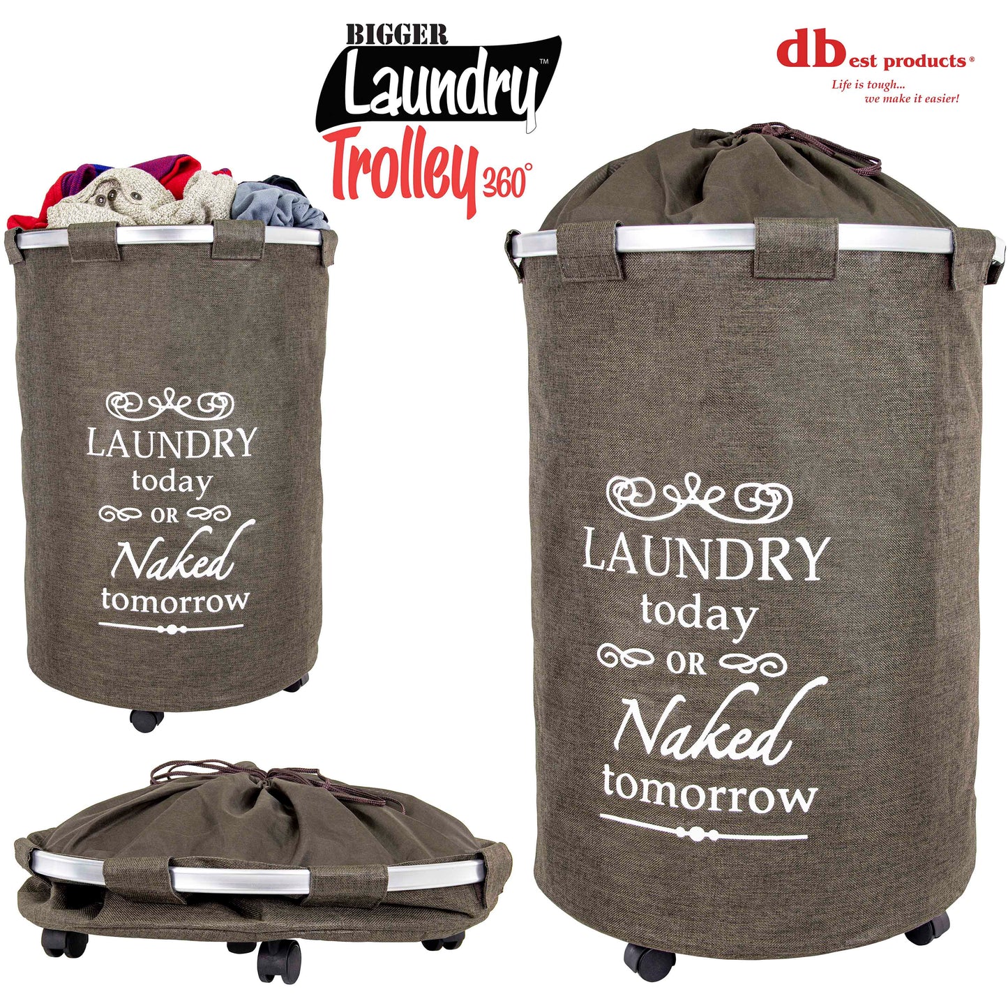 Bigger Laundry Trolley 360