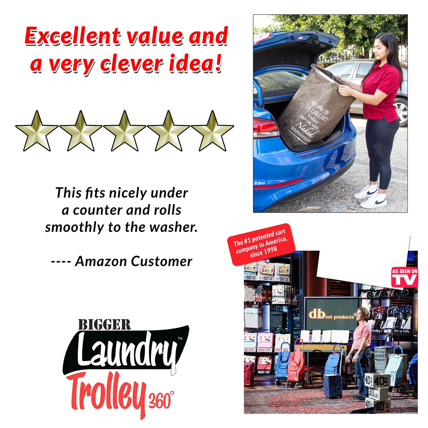 Bigger Laundry Trolley 360