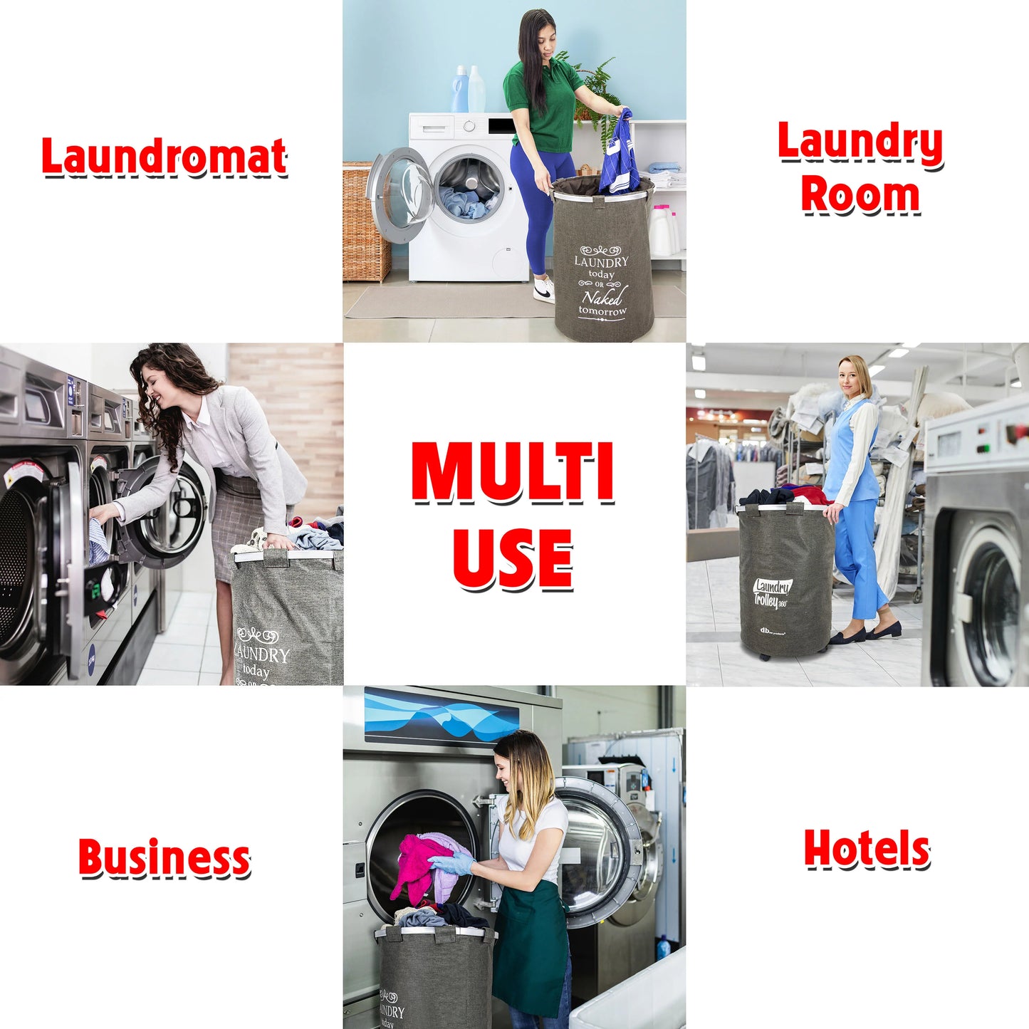 Bigger Laundry Trolley 360