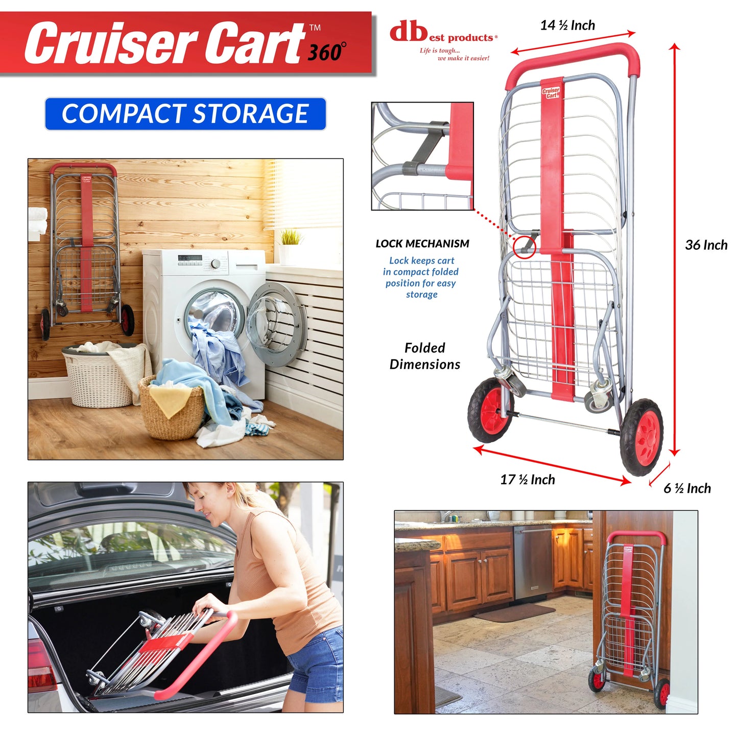 Cruiser Cart 360º, Red