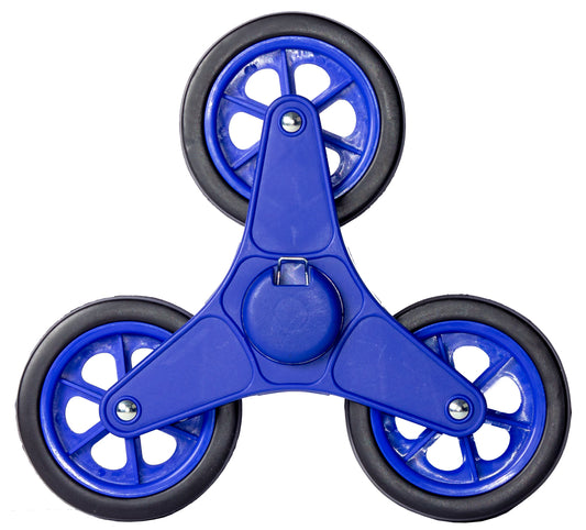 Pair of Two Stair Climber Wheels Replacement - Blue