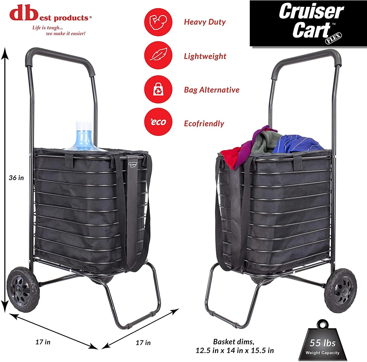Cruiser Cart Flex, Black