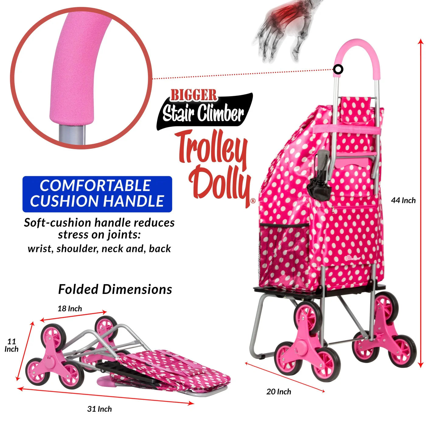 Pattern Stair Climber Bigger Trolley Dolly