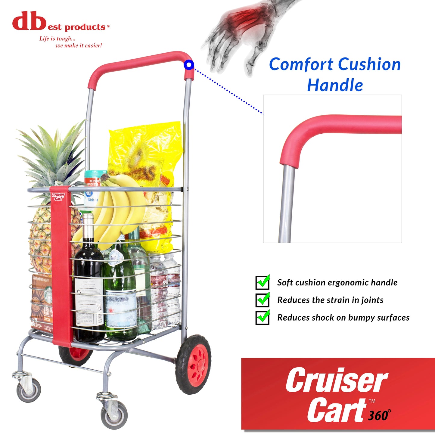 Cruiser Cart 360º, Red
