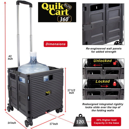 Quik Cart Elite 360, Black