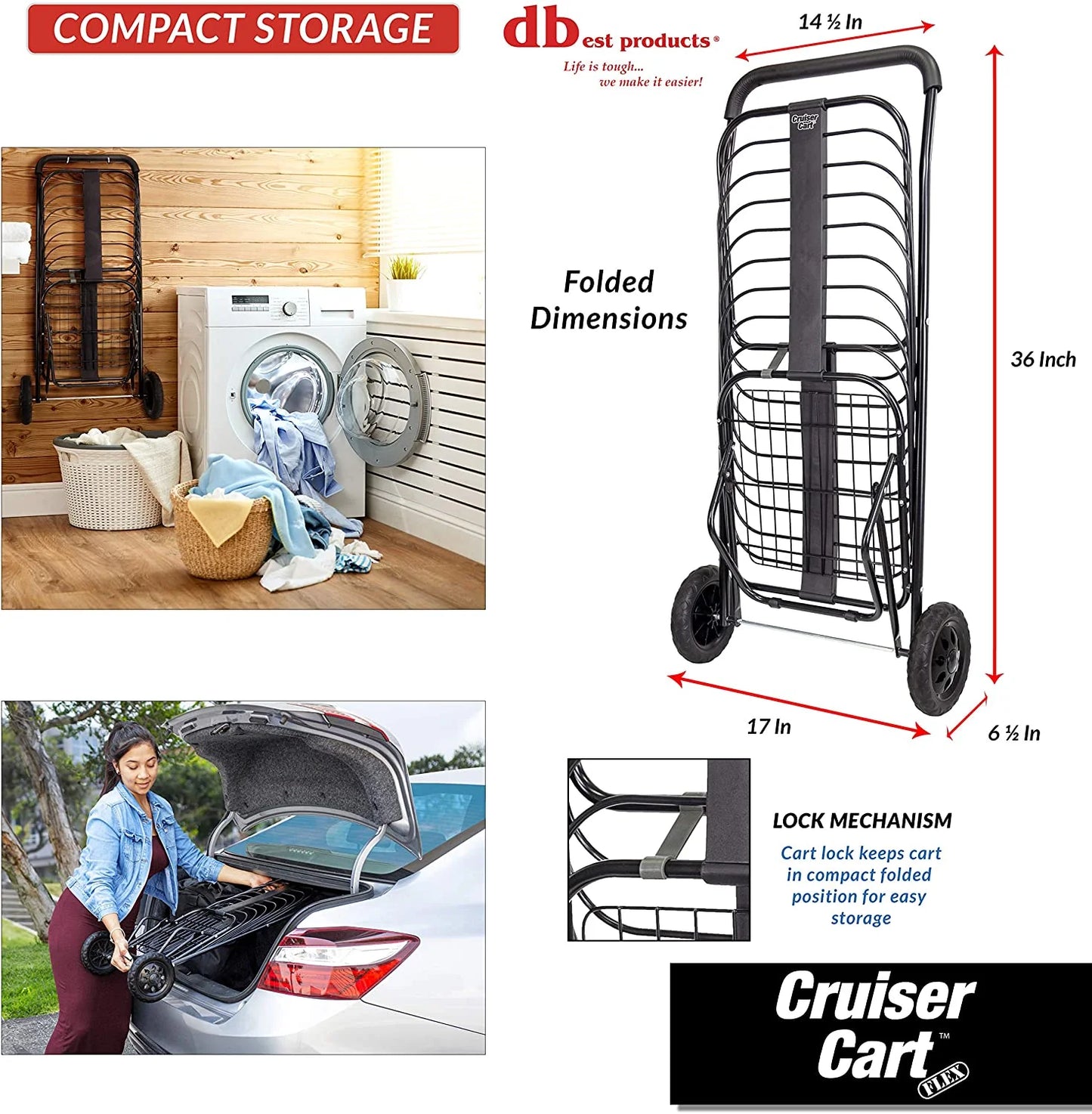 Cruiser Cart Flex, Black
