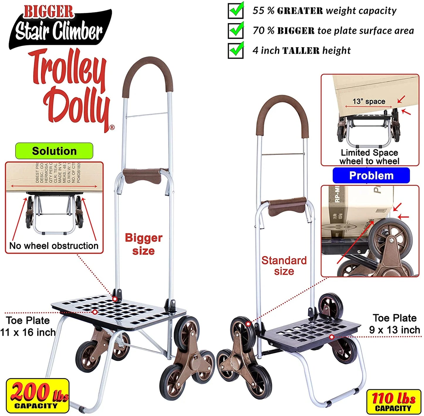 Stair Climber Bigger Trolley Dolly