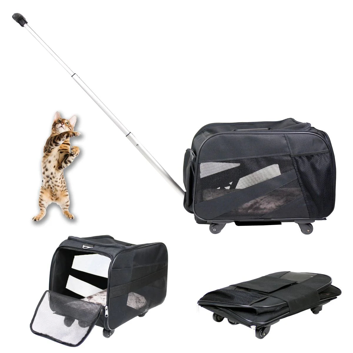 Pet Smart Cart - Black