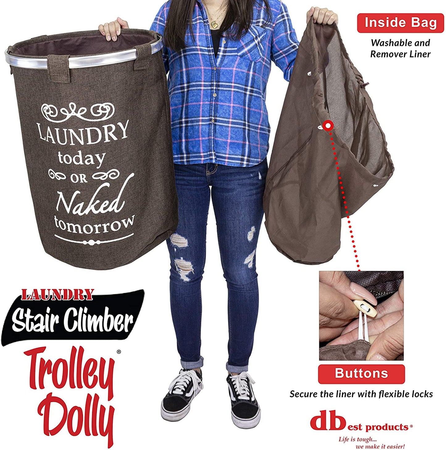 Stair Climber Laundry Trolley Dolly