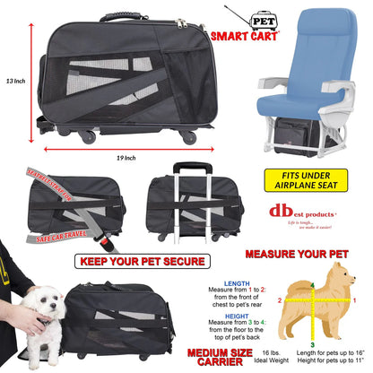 Pet Smart Cart - Black