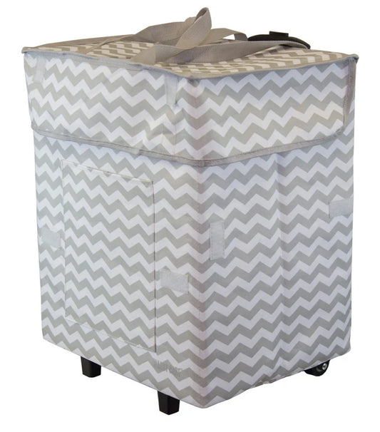 Trendy Bigger Smart Cart - Gray Chevron