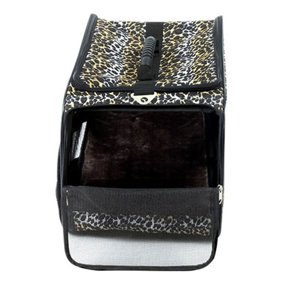 Pet Smart Cart Carrier - Leopard - Small