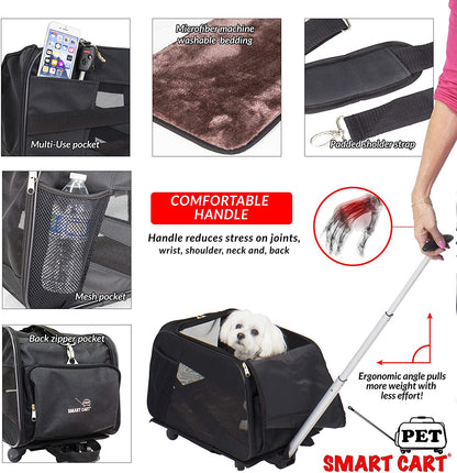 Pet Smart Cart - Black