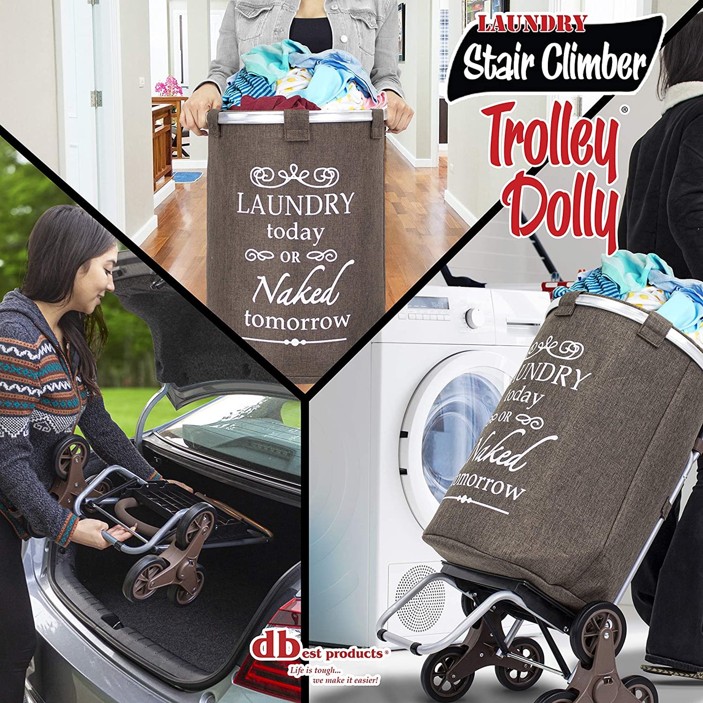 Stair Climber Laundry Trolley Dolly