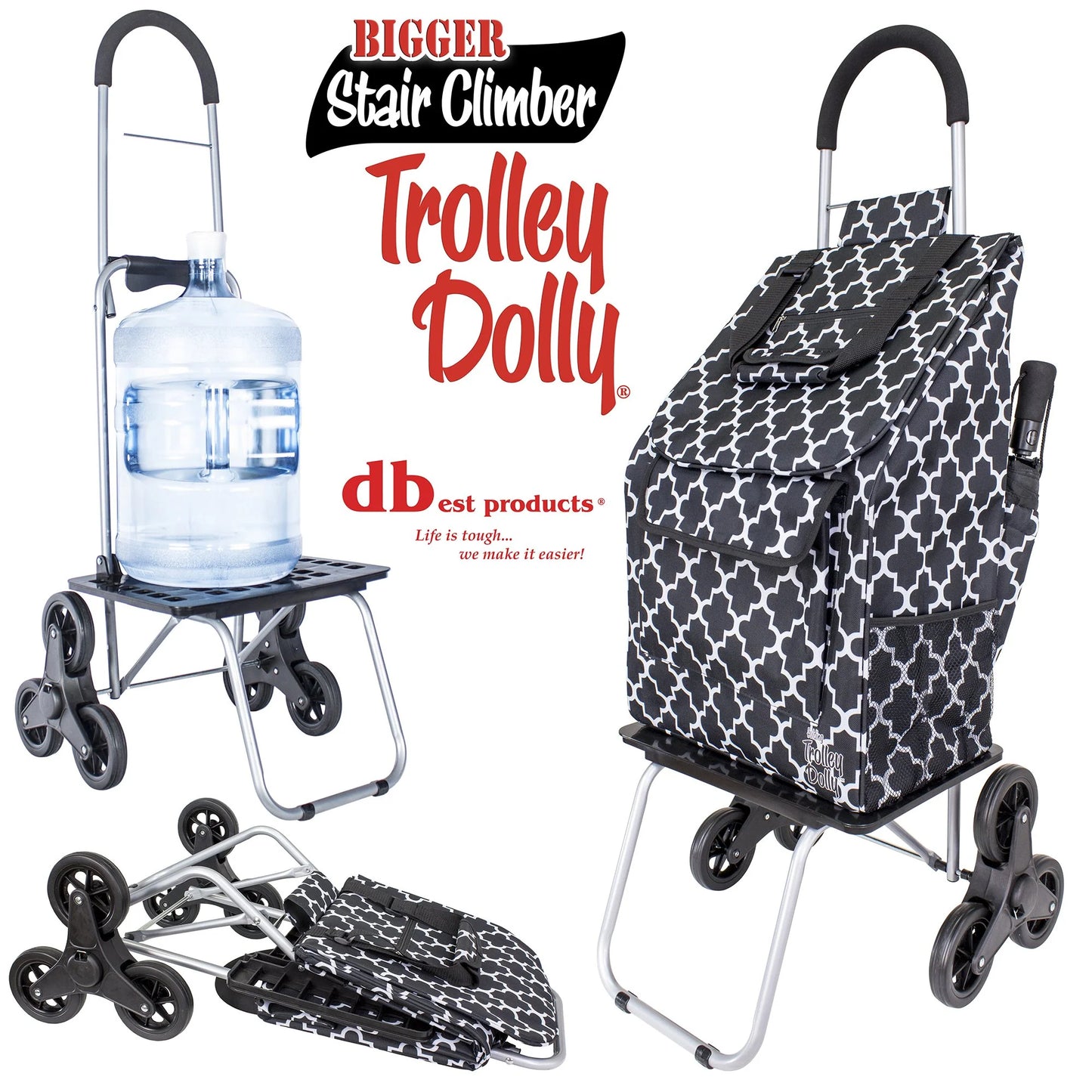 Pattern Stair Climber Bigger Trolley Dolly