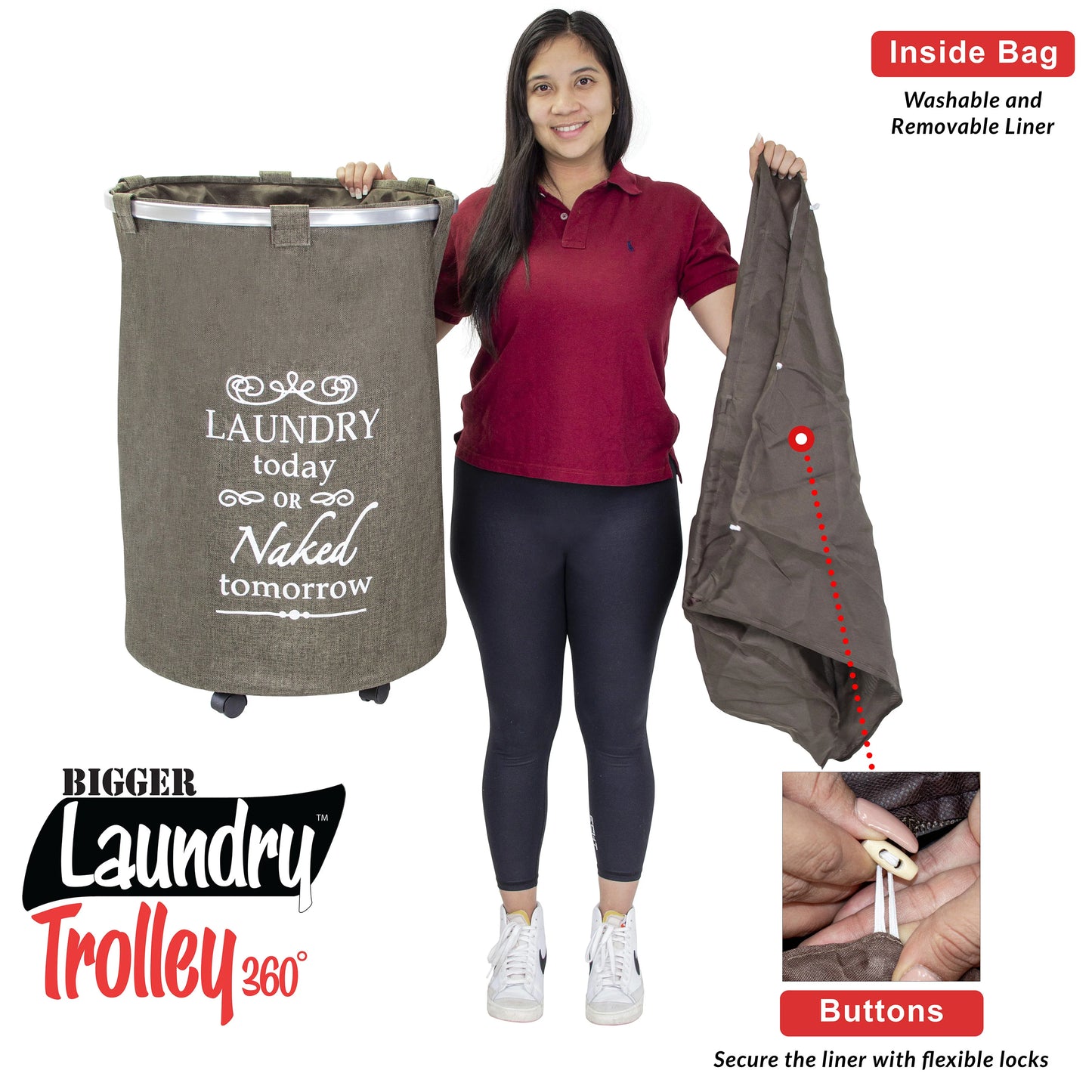 Bigger Laundry Trolley 360