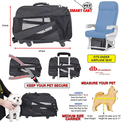 Pet Smart Cart - Black