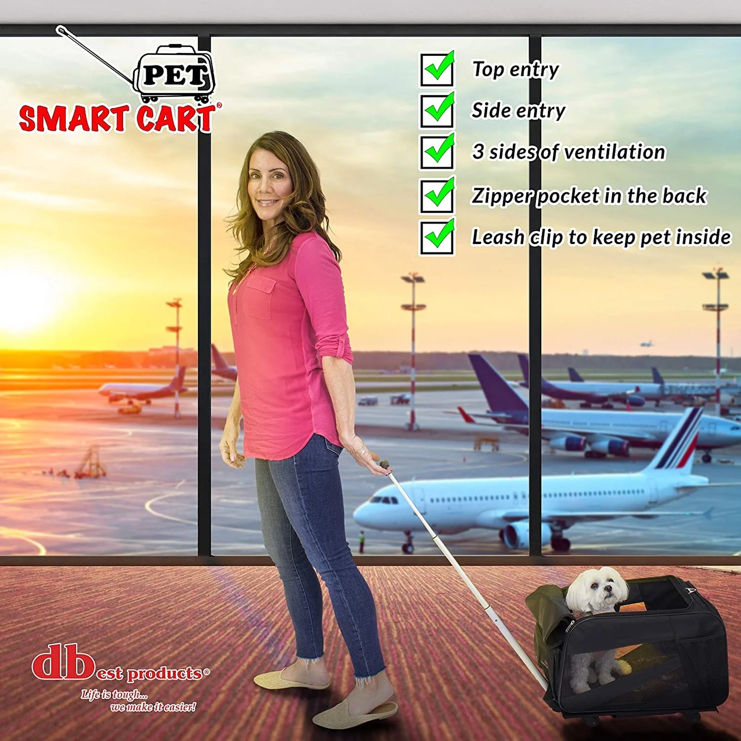 Pet Smart Cart - Black