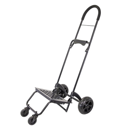 Trolley Dolly Rover MM, Dolly 4 Wheeled Push Folding Utility Cart Hand Truck Platform Swivel Wheels Garden Lightweight Luggage Carretilla de Carga Plegable