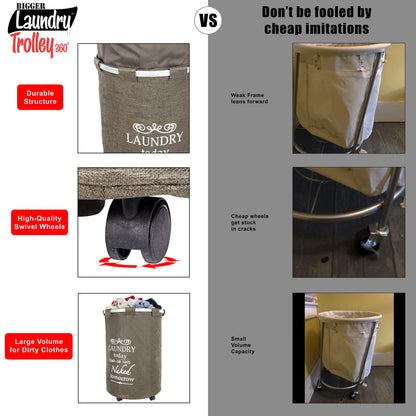 Bigger Laundry Trolley 360