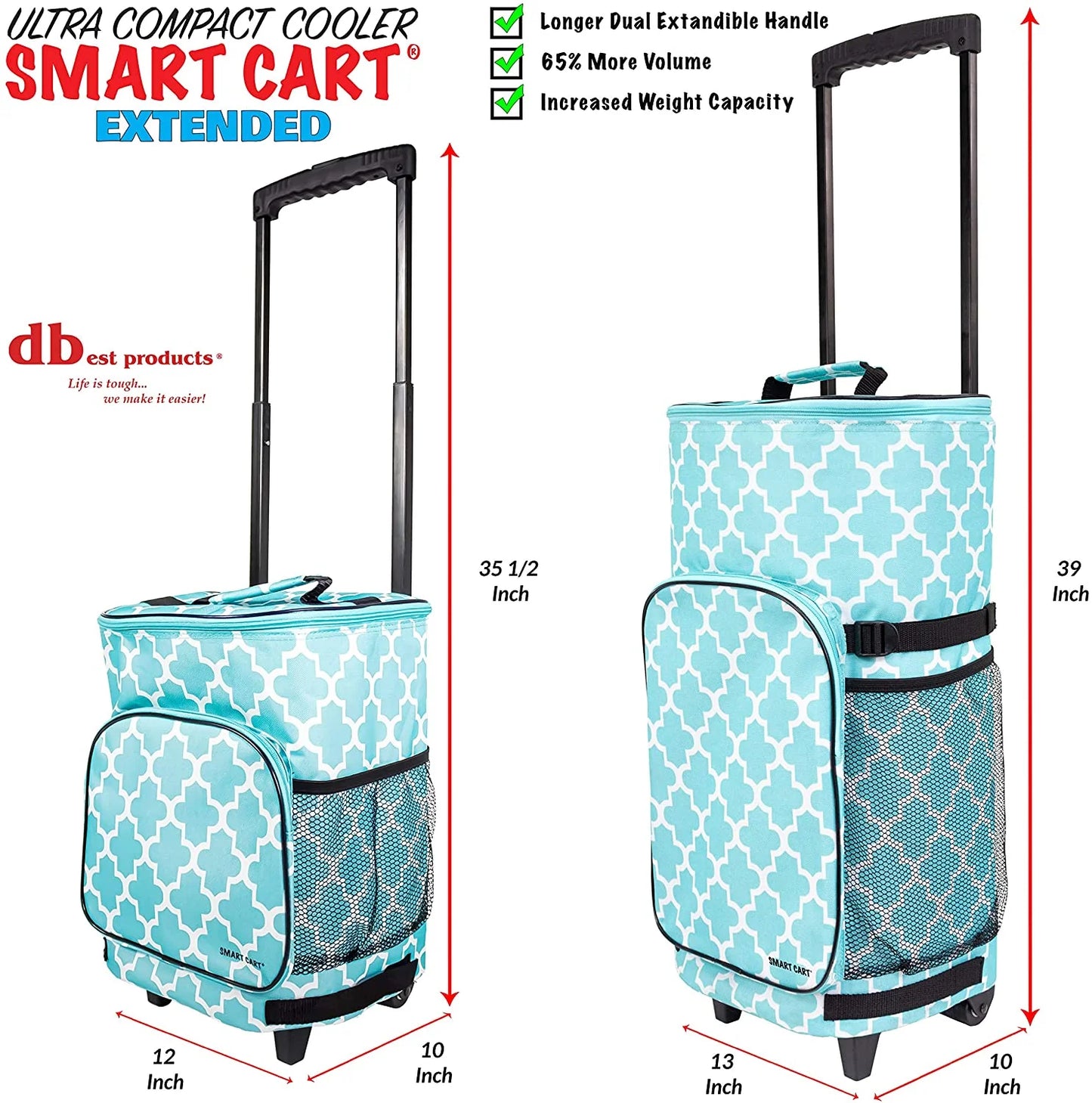 Ultra Compact Cooler Smart Cart, Extended