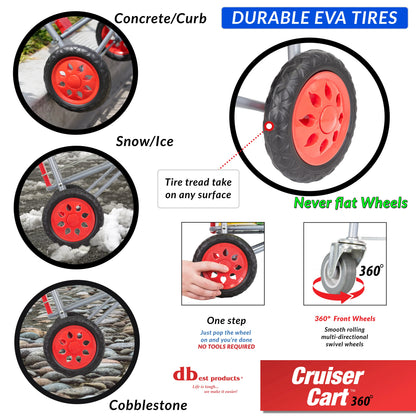 Cruiser Cart 360º, Red