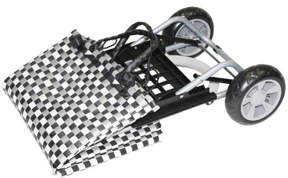 Trolley Dolly Basket Weave Black