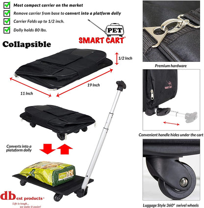 Pet Smart Cart - Black