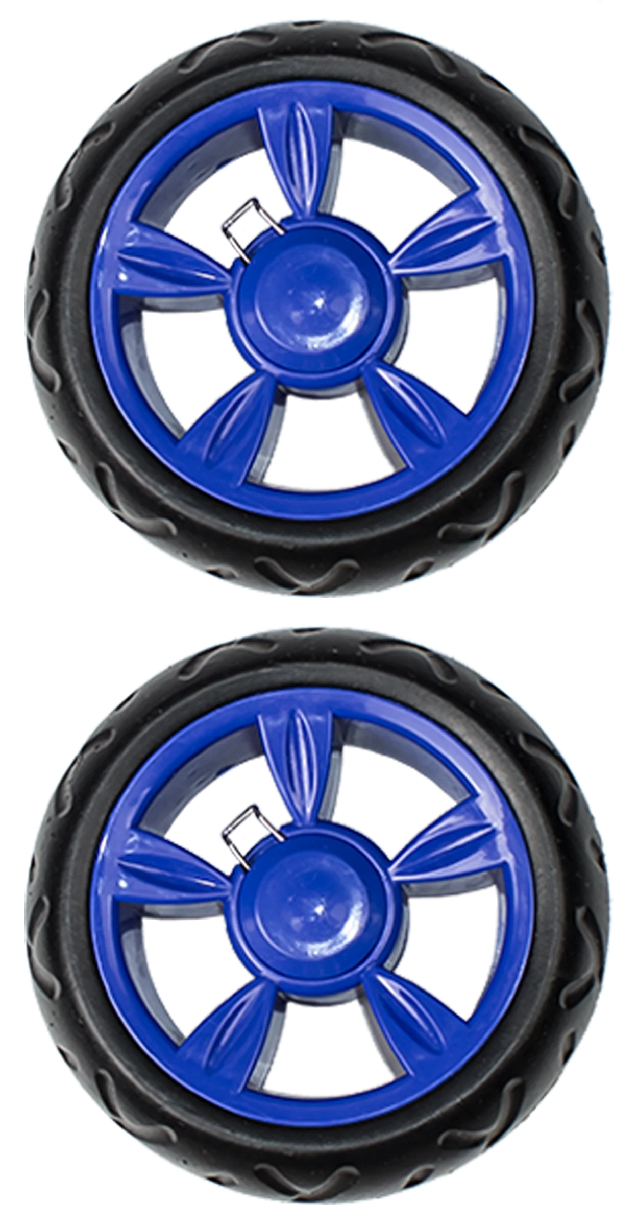 Pair of Two Beefy Wheels Replacement - Blue