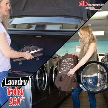 Laundry Trolley 360, Brown